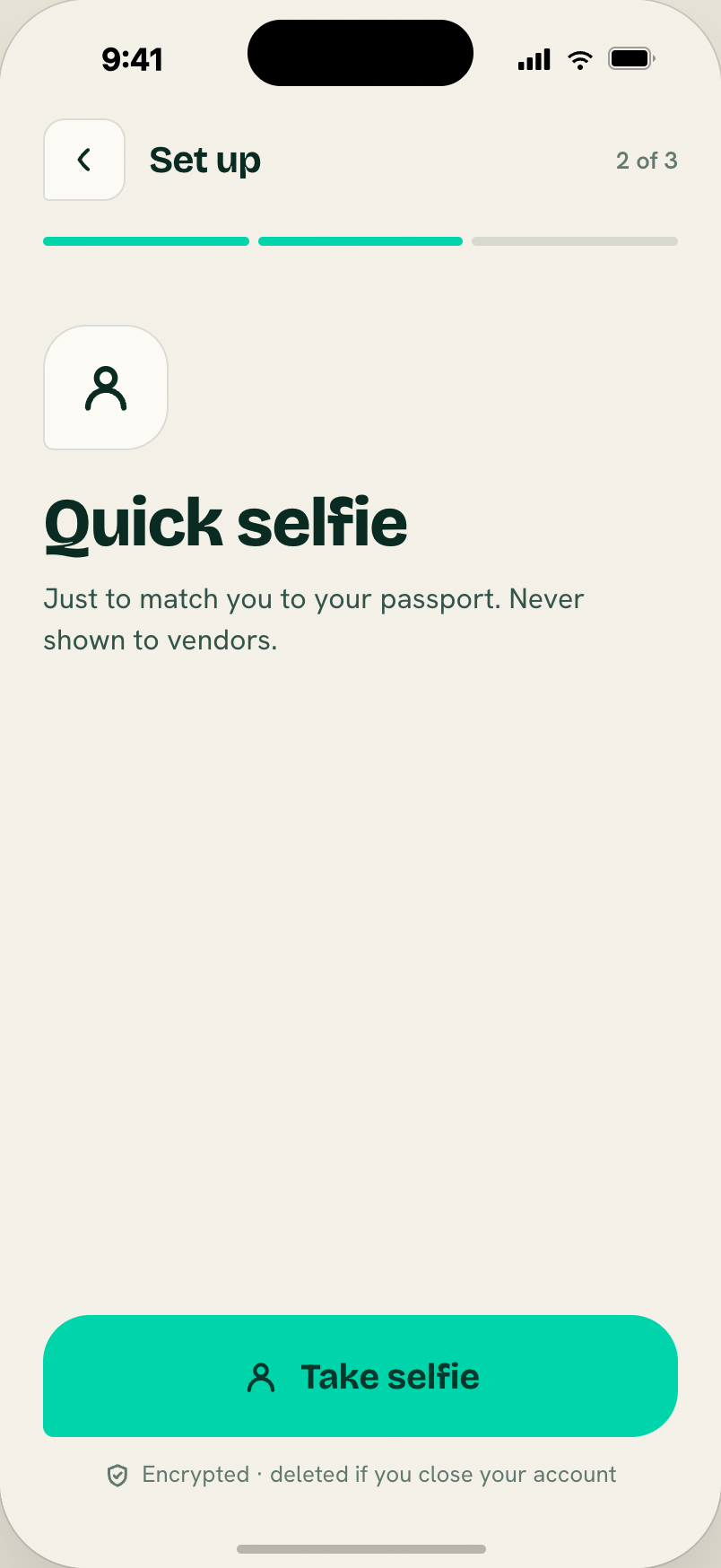 KYC – selfie