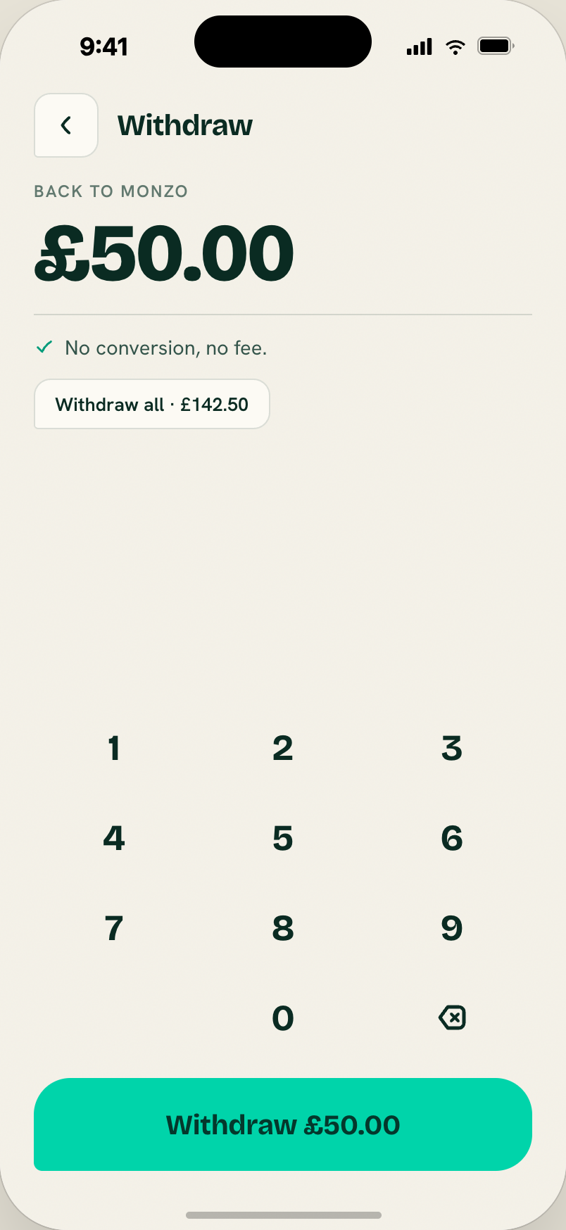 Withdraw